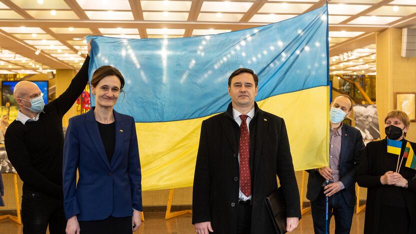 Seimo pirmininkė susitiko su Ukrainos ambasadoriumi