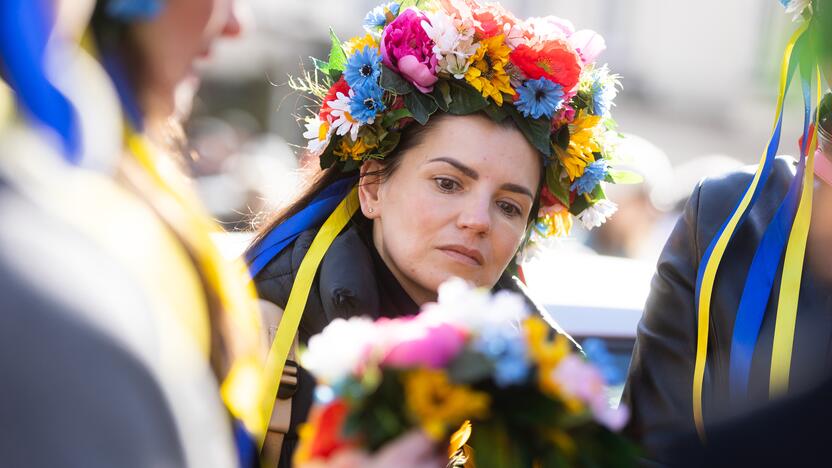 Kovo 8-ąją – solidarumo su Ukrainos moterimis akcija