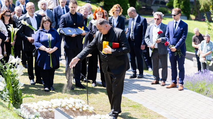 Nepriklausomybės Akto signataro A. Sakalo laidotuvės