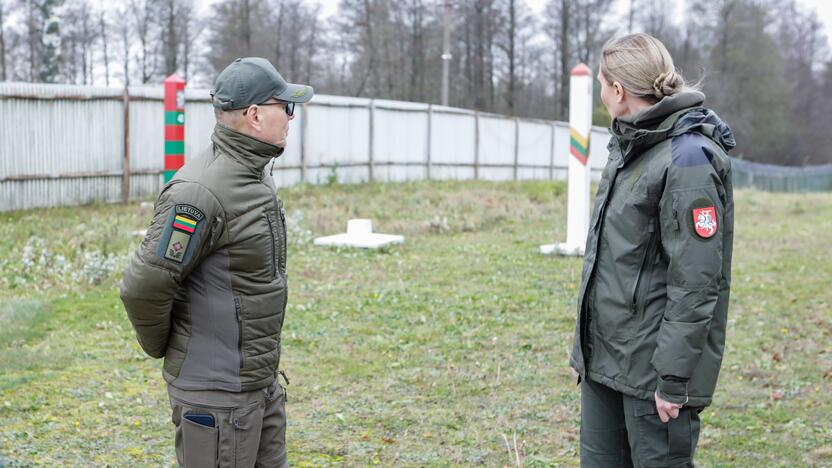 Ministrė lankėsi Rusijos pasienio ruože