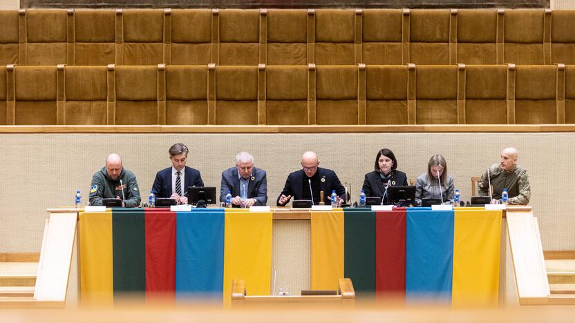 Konferencija „Metai karo Ukrainoje“ Seime