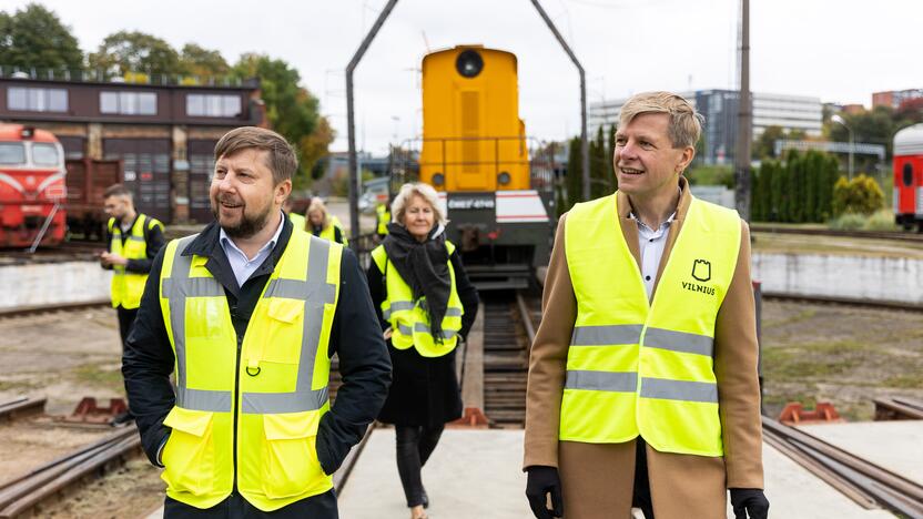 Planuojama keisti Vilniaus pramoninę geležinkelių teritoriją