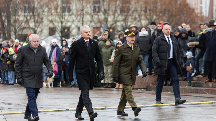 104-ųjų Lietuvos kariuomenės atkūrimo metinių minėjimas