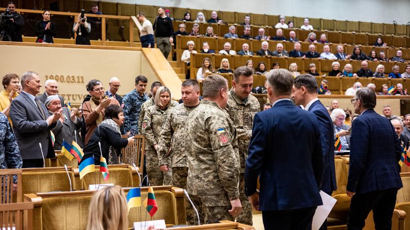 Konferencija „Metai karo Ukrainoje“ Seime