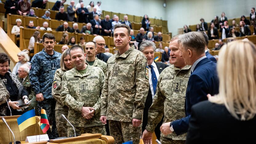 Konferencija „Metai karo Ukrainoje“ Seime