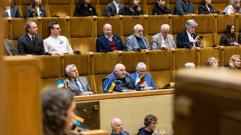 Konferencija „Metai karo Ukrainoje“ Seime