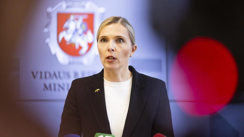 Vidaus reikalų ministrė Agnė Bilotaitė