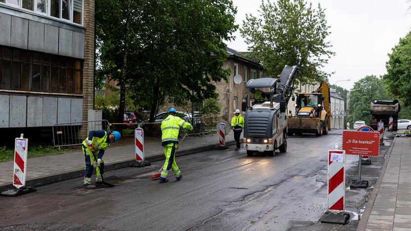 Vilniaus gatvių atnaujinimo darbų pristatymas