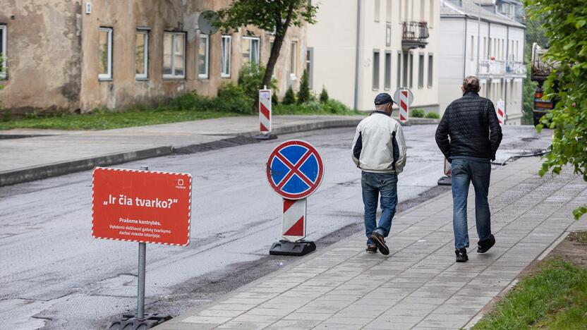 Vilniaus gatvių atnaujinimo darbų pristatymas