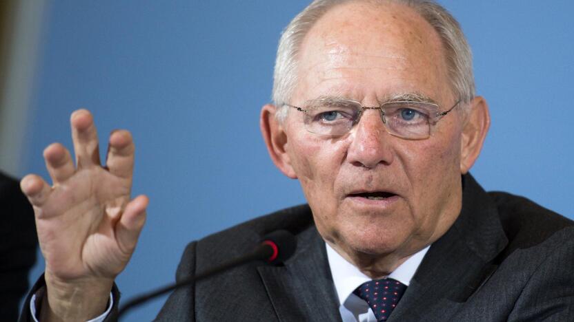 Vokietijos finansų ministras Wolfgangas Schaeuble