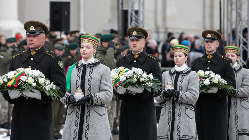 Iškilminga rikiuotė Kariuomenės dienos proga