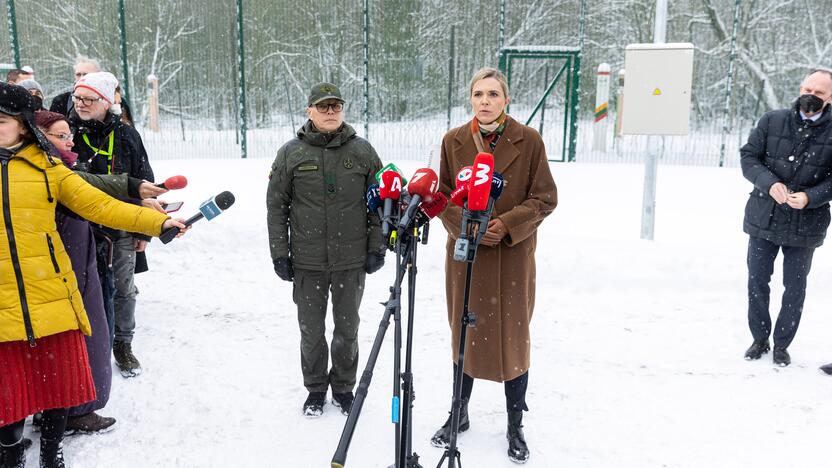 Ministrų vizitas Baltarusijos pasienyje