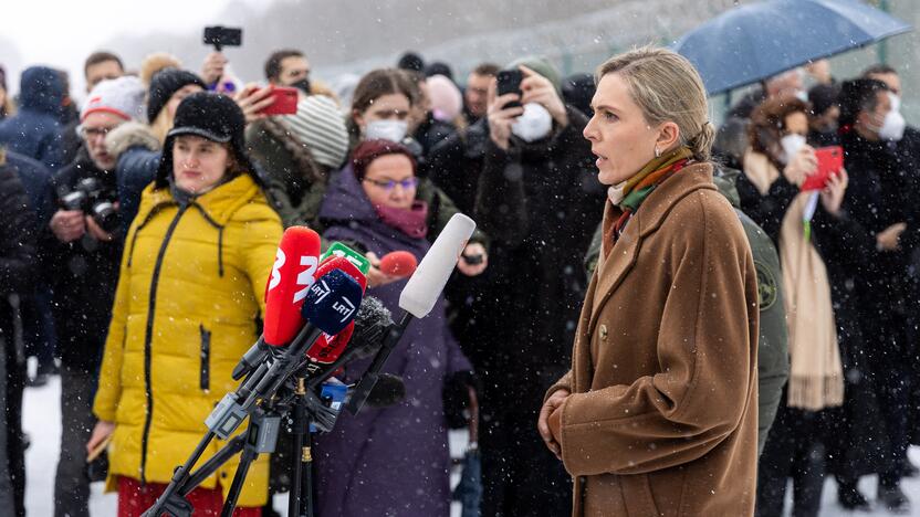 Ministrų vizitas Baltarusijos pasienyje