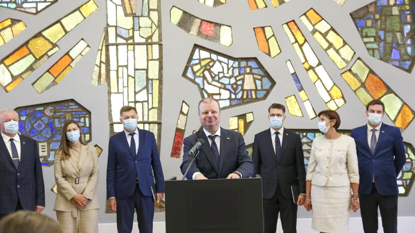 S. Skvernelis paskelbė apie naujos frakcijos steigimą