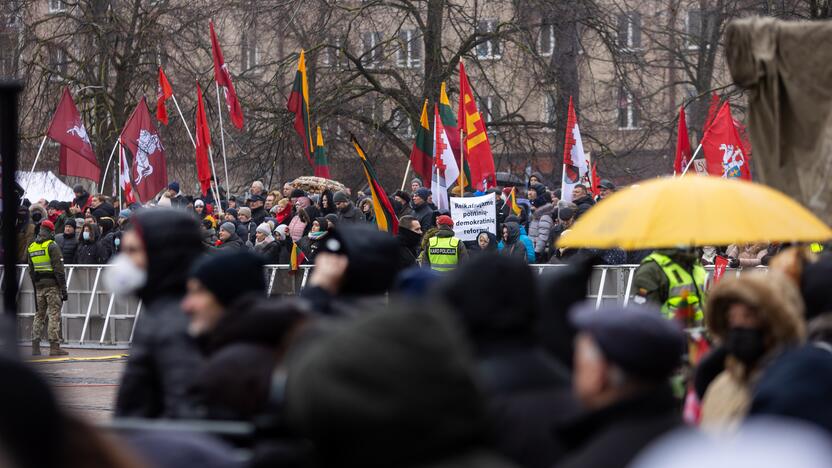 Protestas prie Seimo Sausio 13-ąją