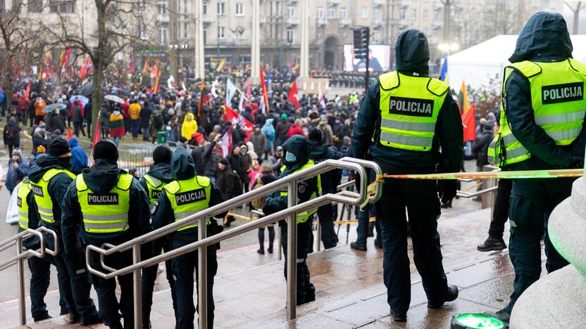 Protestas prie Seimo Sausio 13-ąją