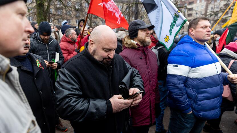 Protestas prie Seimo Sausio 13-ąją