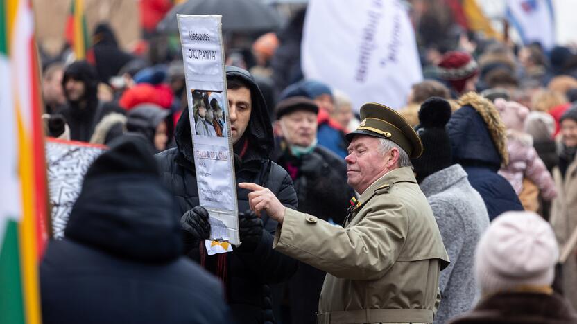 Protestas prie Seimo Sausio 13-ąją