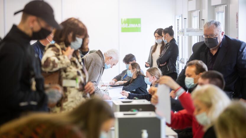 Išankstinis balsavimas Lukiškių aikštėje