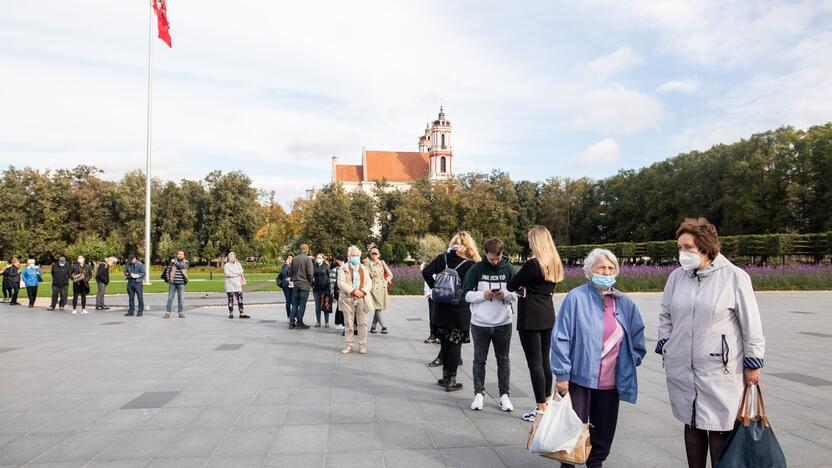 Išankstinis balsavimas Lukiškių aikštėje