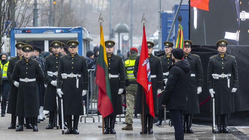 Protestas prie Seimo Sausio 13-ąją