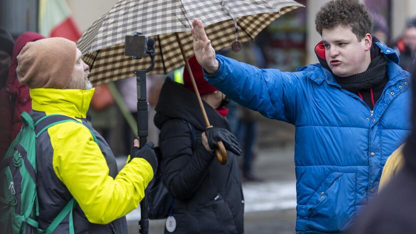 Protestas prie Seimo Sausio 13-ąją