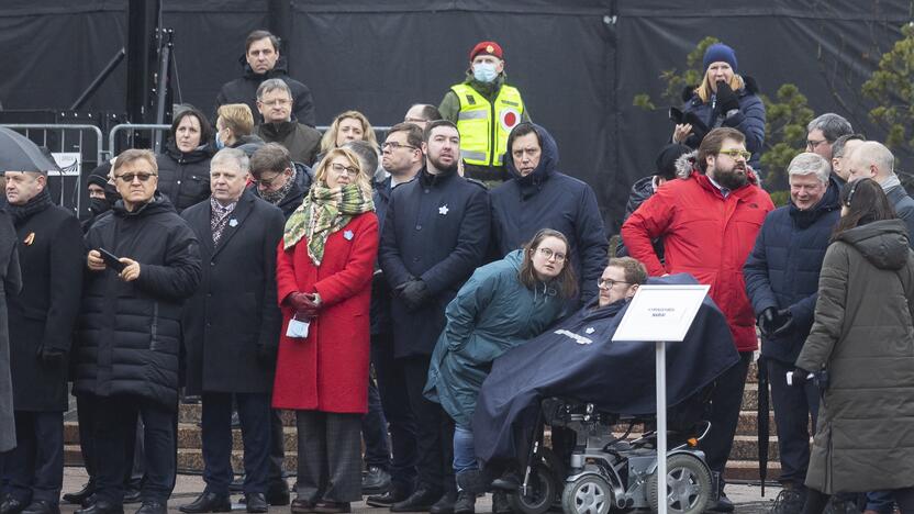 Protestas prie Seimo Sausio 13-ąją