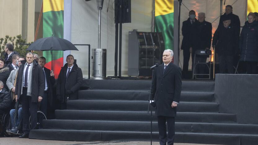 Protestas prie Seimo Sausio 13-ąją