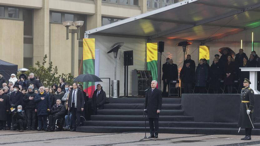 Protestas prie Seimo Sausio 13-ąją