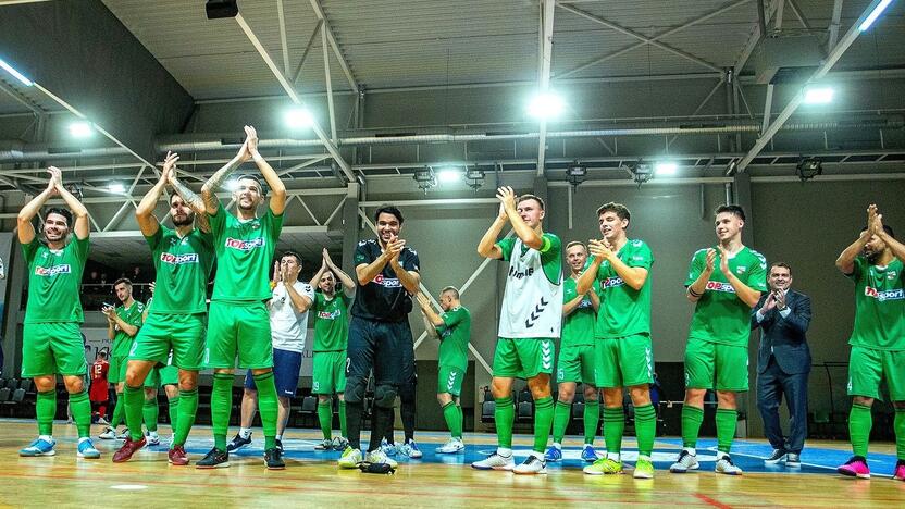 Misija: Lietuvos salės futbolo lyderiai Kauno žalgiriečiai ruošiasi Čempionų lygos iššūkiams.