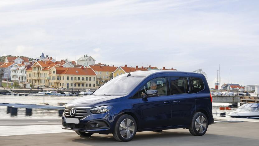 Naujokas: praeitą lapkritį Lietuvos rinkoje debiutavo elektrinis vienatūris „Mercedes-Benz EQT“.