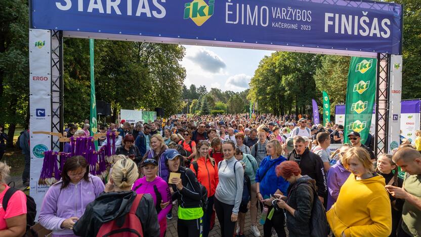 Rekordas: dalyvauti IKI Ėjimo varžybose užsiregistravo 16 tūkst. ėjikų.