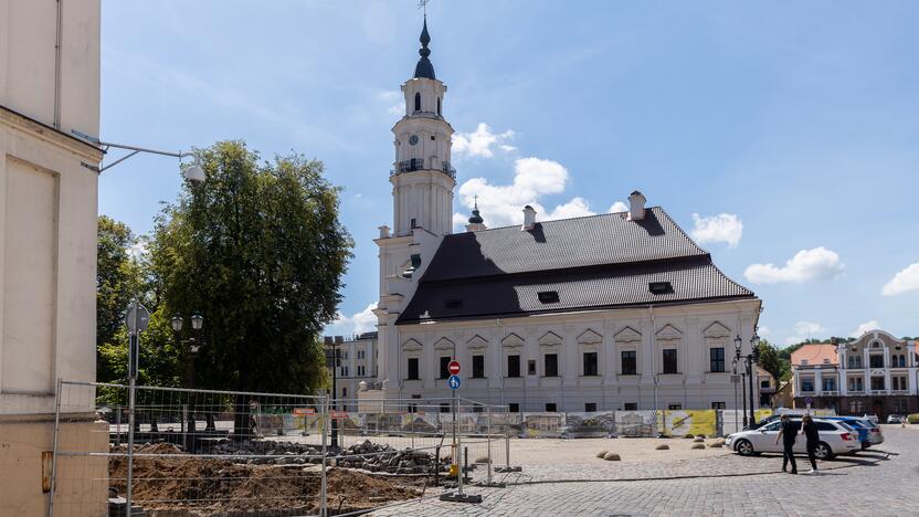 Terminai: Rotušės aikštės rekonstrukcija turėtų prasidėti rudenį.