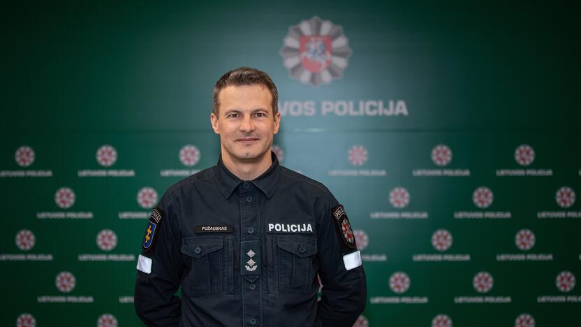 Skrydis: A. Pužauskas kyla karjeros laiptais, jis jau vadovauja vienai Kriminalinės policijos valdybų.