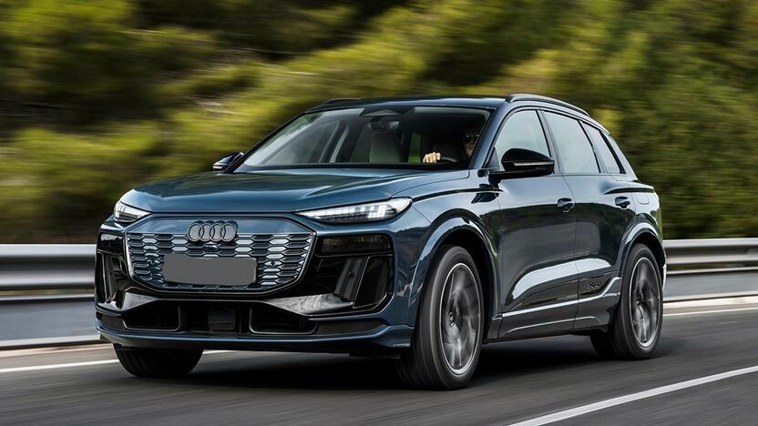 Naujokas: Lietuvoje debiutavo elektrinis visureigis „Audi Q6 e-tron“.