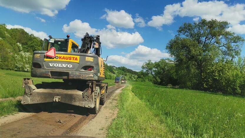 Terminas: dviračių tako Šilelis–Kulautuva remonto darbus planuojama užbaigti iki birželio 3-iosios.