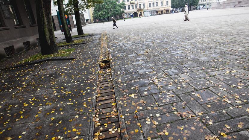 Vandens surinkimo grotelės prie Soboro