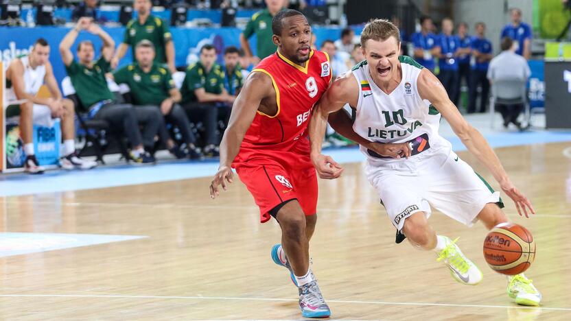 „Eurobasket“: Lietuva - Belgija