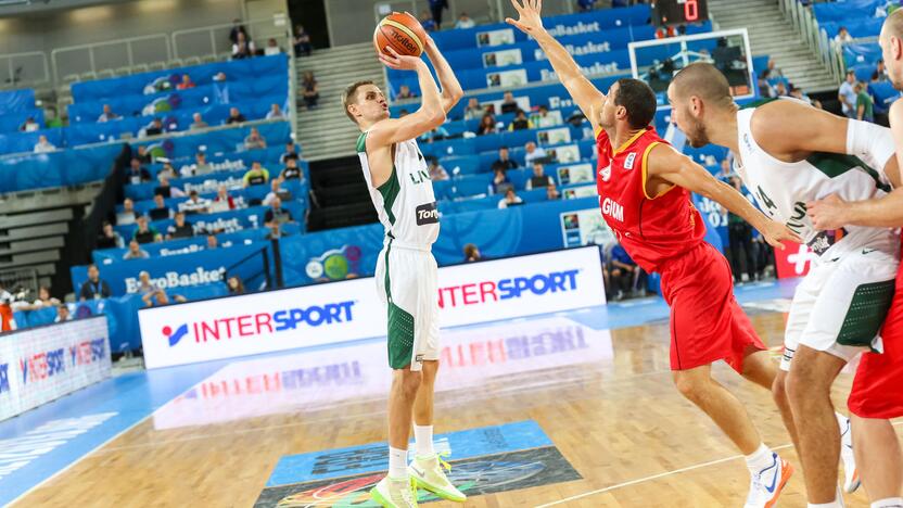 „Eurobasket“: Lietuva - Belgija