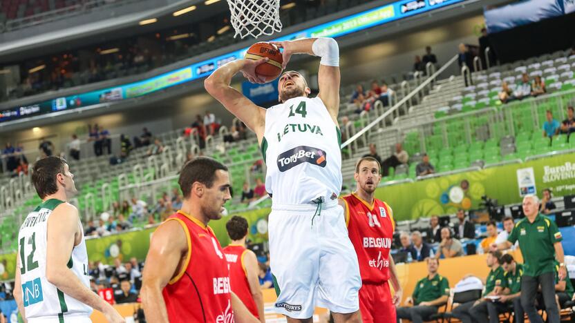 „Eurobasket“: Lietuva - Belgija