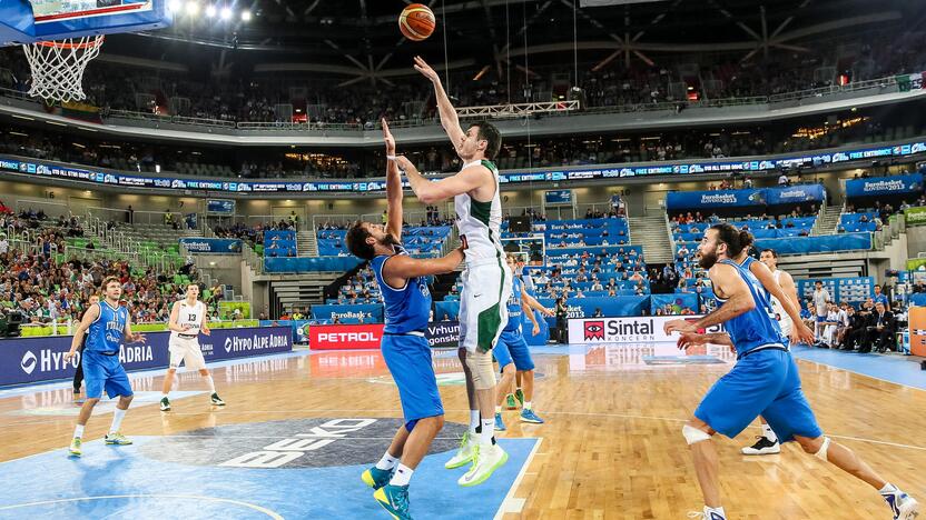 "Eurobasket": Lietuva - Italija