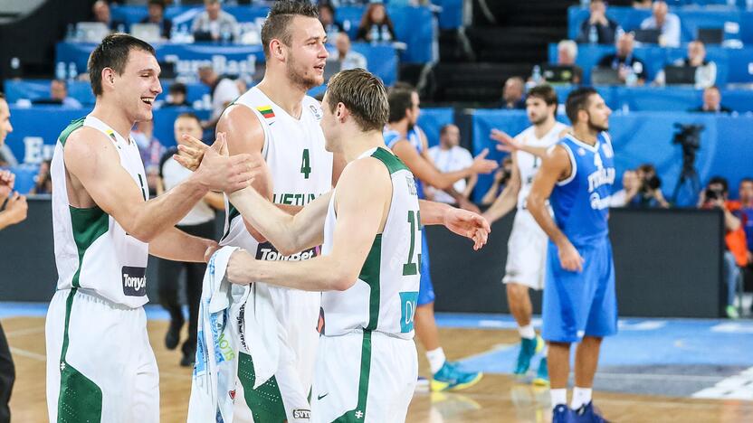 "Eurobasket": Lietuva - Italija