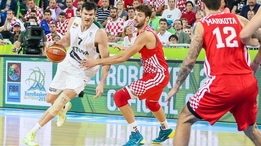 "Eurobasket": Lietuva - Kroatija