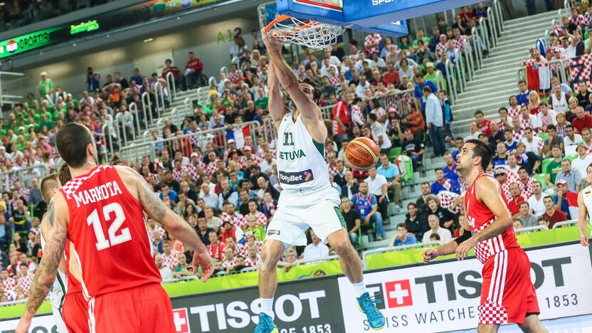 "Eurobasket": Lietuva - Kroatija