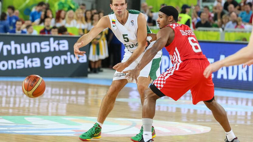 "Eurobasket": Lietuva - Kroatija