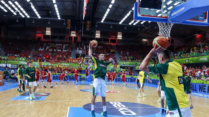 Eurobasket: Lietuva - Makedonija