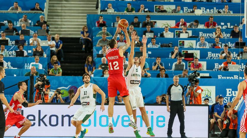 "Eurobasket": Lietuva - Kroatija