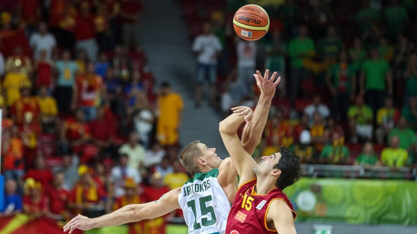 Eurobasket: Lietuva - Makedonija