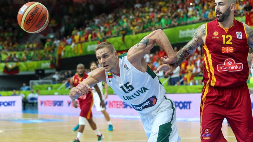 Eurobasket: Lietuva - Makedonija