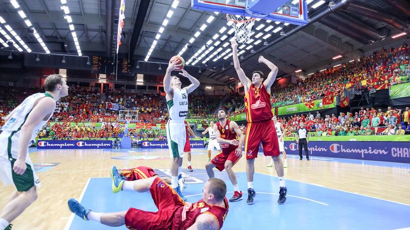 Eurobasket: Lietuva - Makedonija